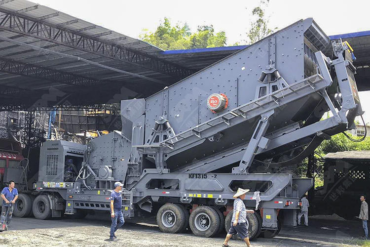 180-250 т/ч Мобильный ДСК для известняка