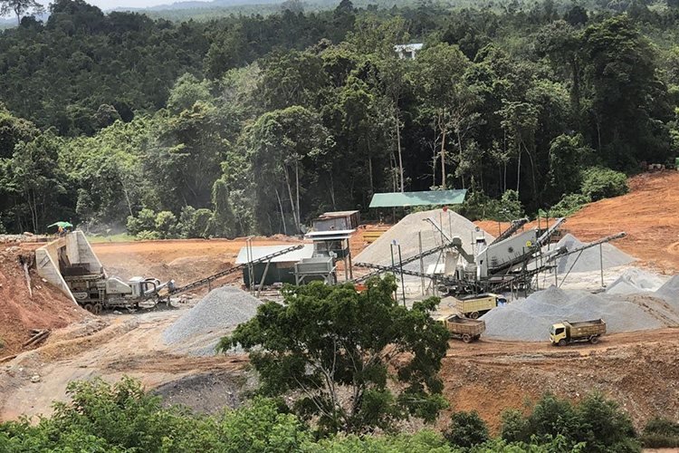 280-300 т/ч Комплекс Дробления Андезита